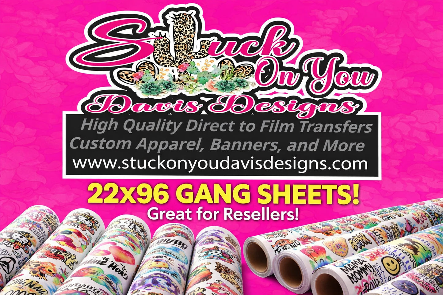 22x96 DTF Gang Sheet