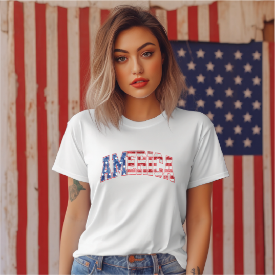 Grunge red white and blue america