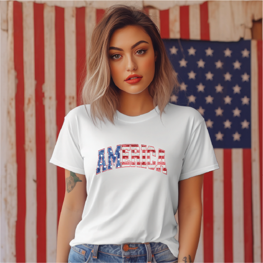 Grunge red white and blue america