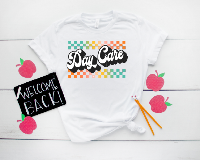 Retro Checkers Back To School DTF Transfer