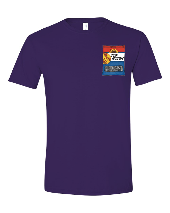 Top Notch Seeds Short Sleeve (Neon Violet and Violet are Comfort Colors)