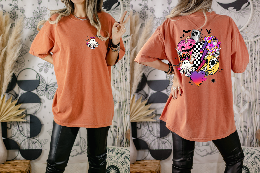 Retro Halloween DTF Transfer