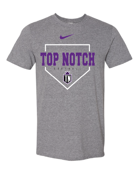 Top Notch Softball Plate Short Sleeve (Neon Violet and Violet are Comfort Colors)