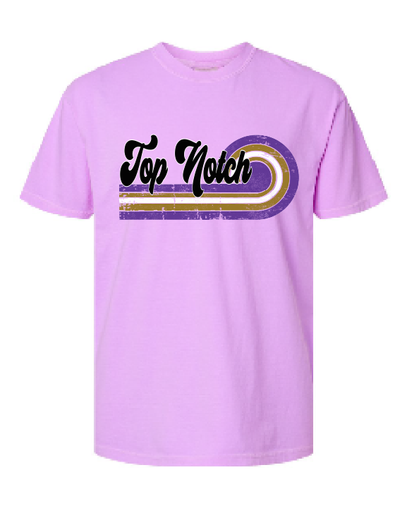 Top Notch Vintage Short Sleeve (Neon Violet and Violet are Comfort Colors)