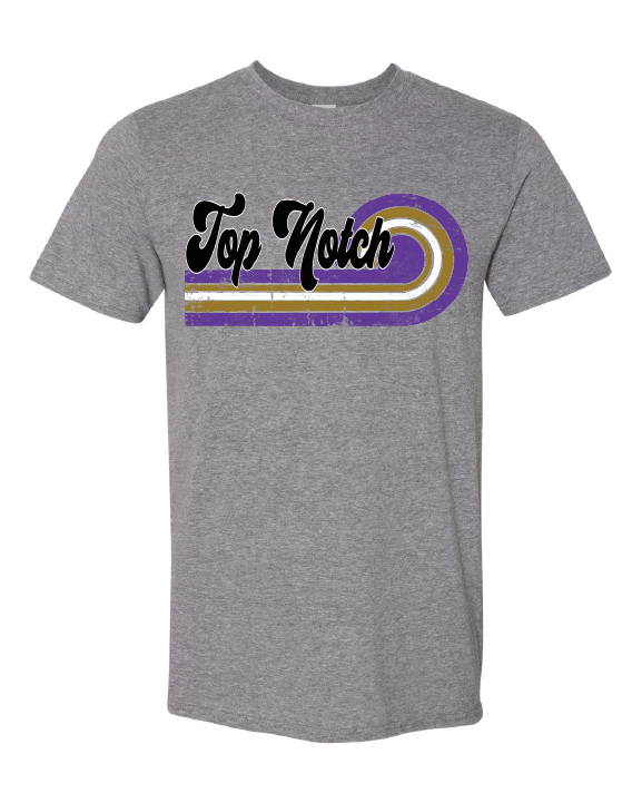 Top Notch Vintage Short Sleeve (Neon Violet and Violet are Comfort Colors)