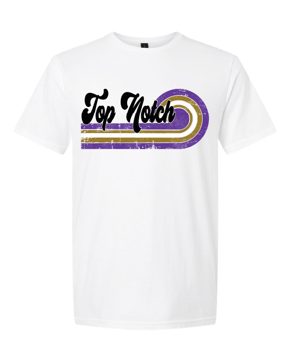 Top Notch Vintage Short Sleeve (Neon Violet and Violet are Comfort Colors)