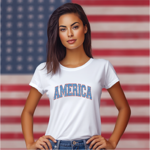 blue and red america