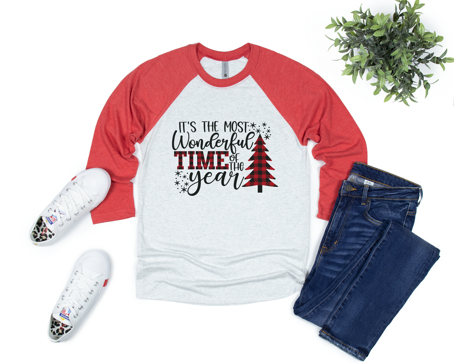 Most Wonderful Time of Year Buffalo Plaid