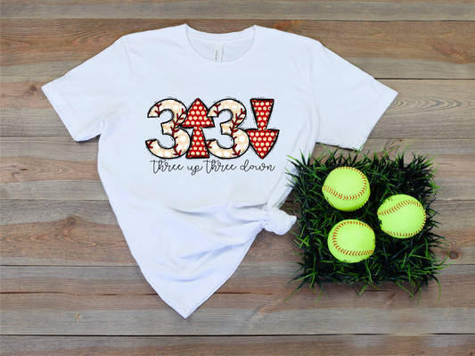 3 up 3 down Baseball
