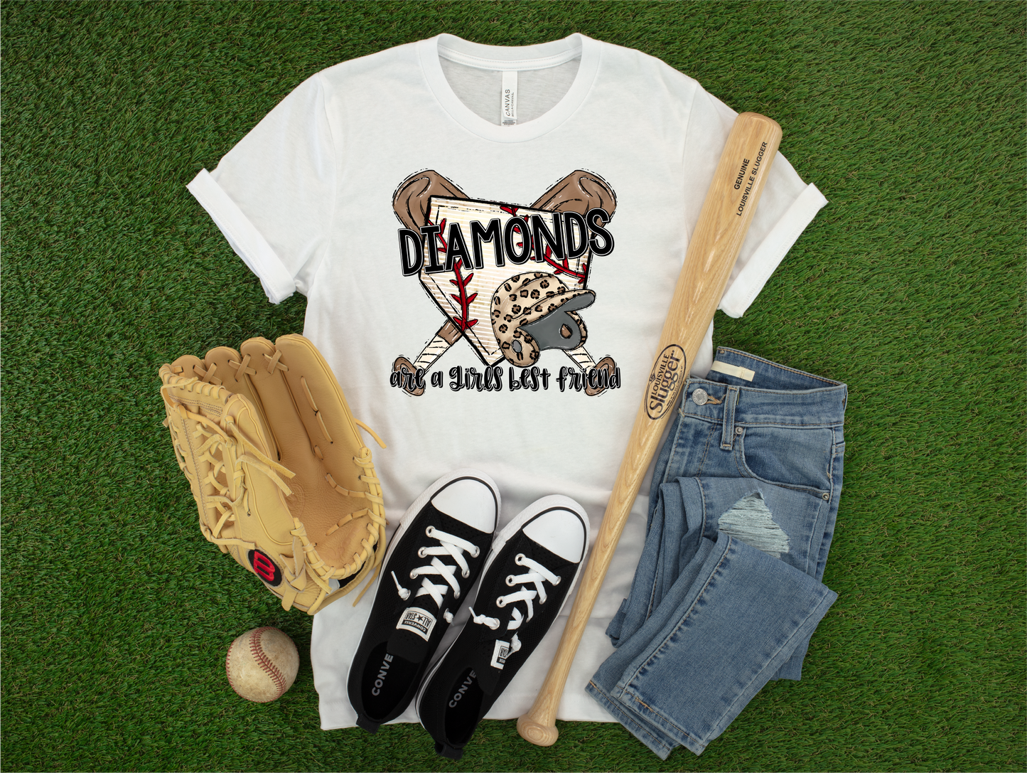 Diamonds are a girls best friend with out ball