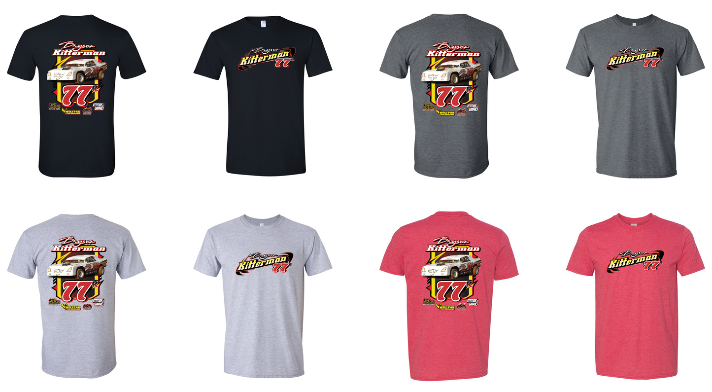 Bryson Kitterman Racing T shirts