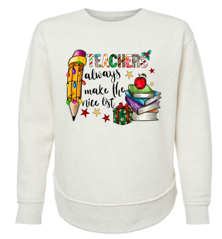 Teachers always make the nice list