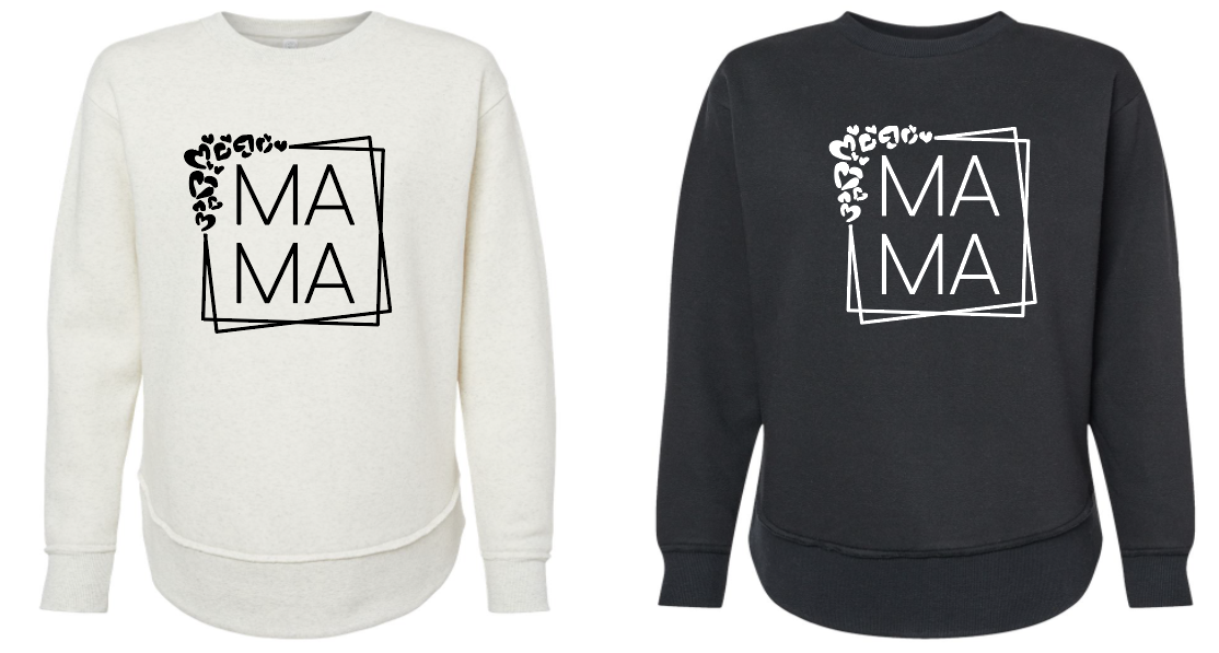 Mama Double framed hearts