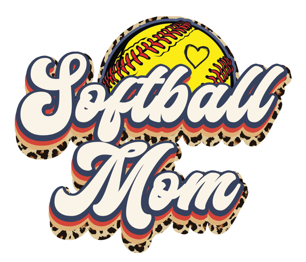 Vintage Softball Mom