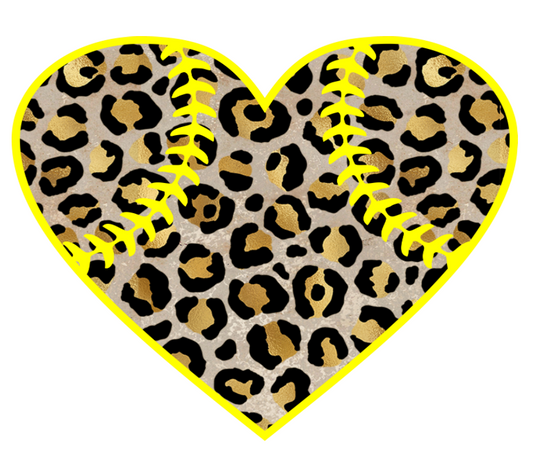 Softball Heart