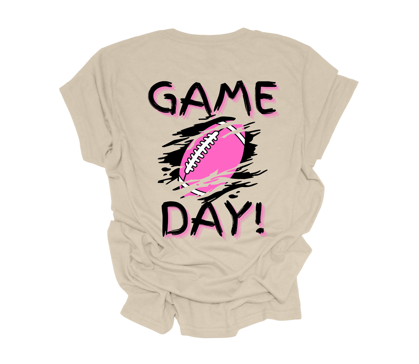 Game day pink football