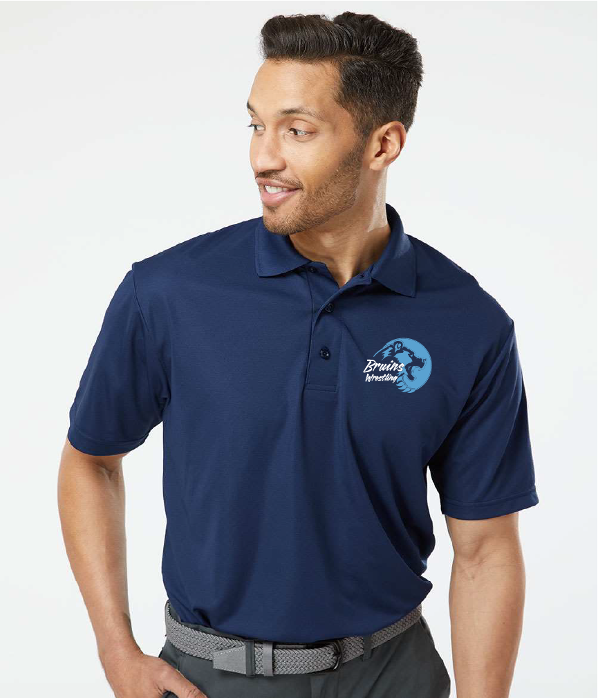 Bruins Wrestling Embroidered Polo