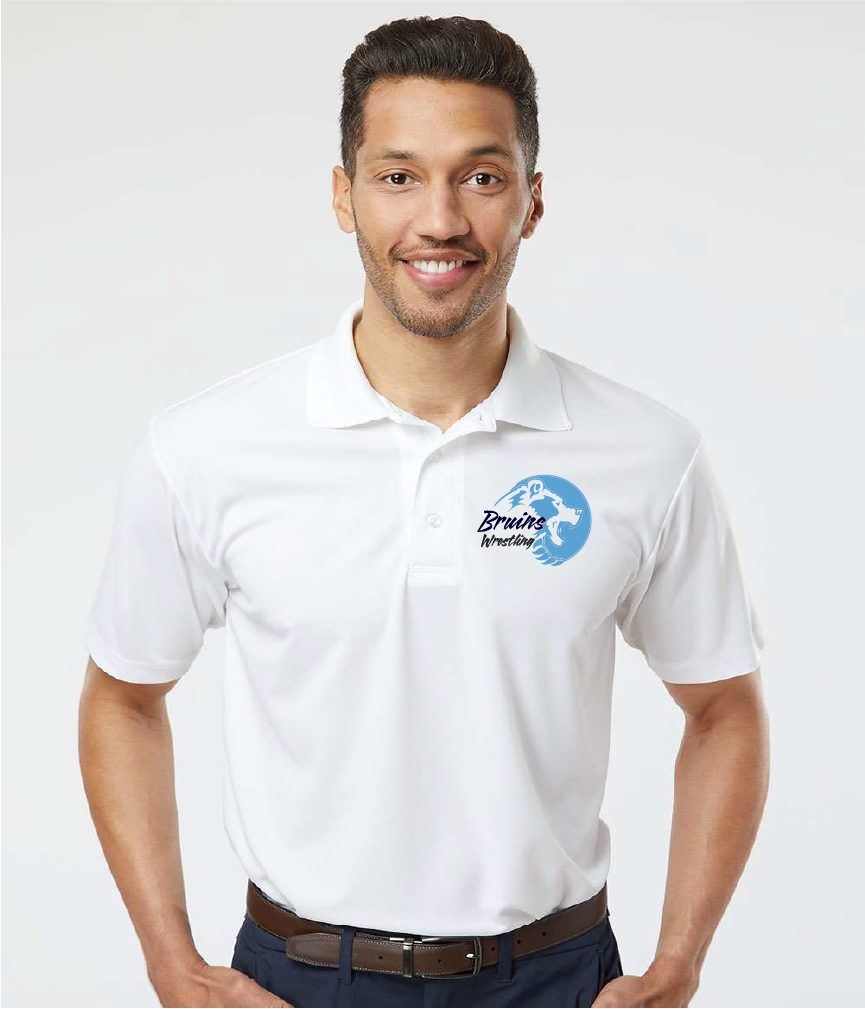 Bruins Wrestling Embroidered Polo