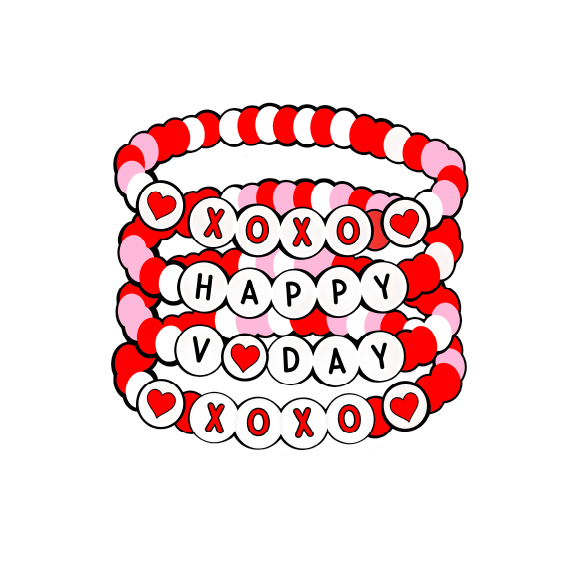 Happy vday bracelet
