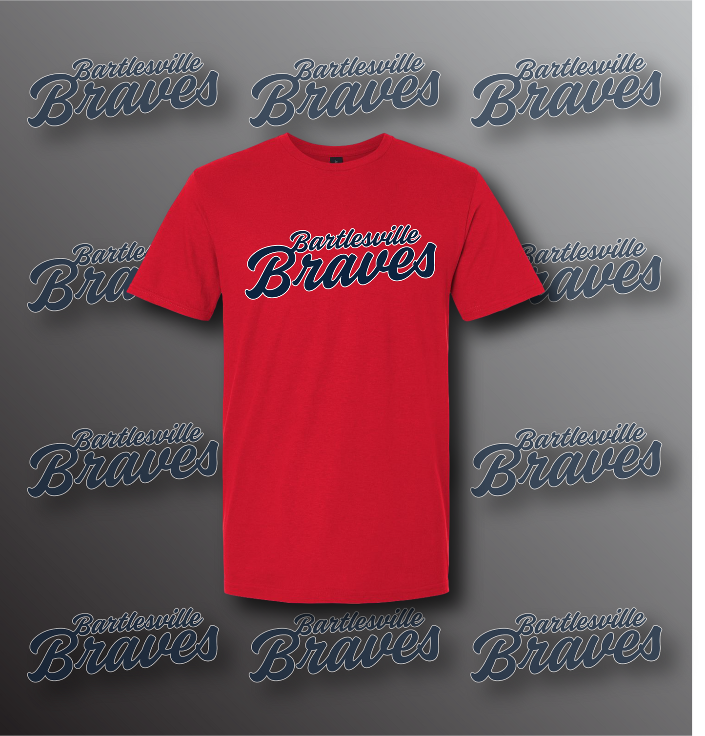 Bartlesville Braves Script Tee