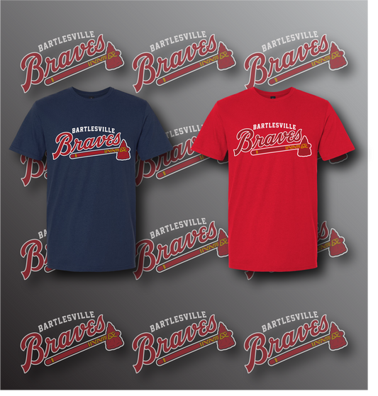 Bartlesville Braves Tomahawk Tee