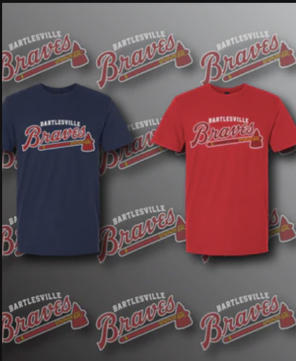 Bartlesville Braves Tomahawk Tee