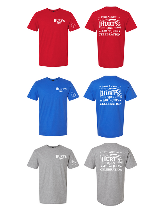 29th annual Hurts Celebration Shirts